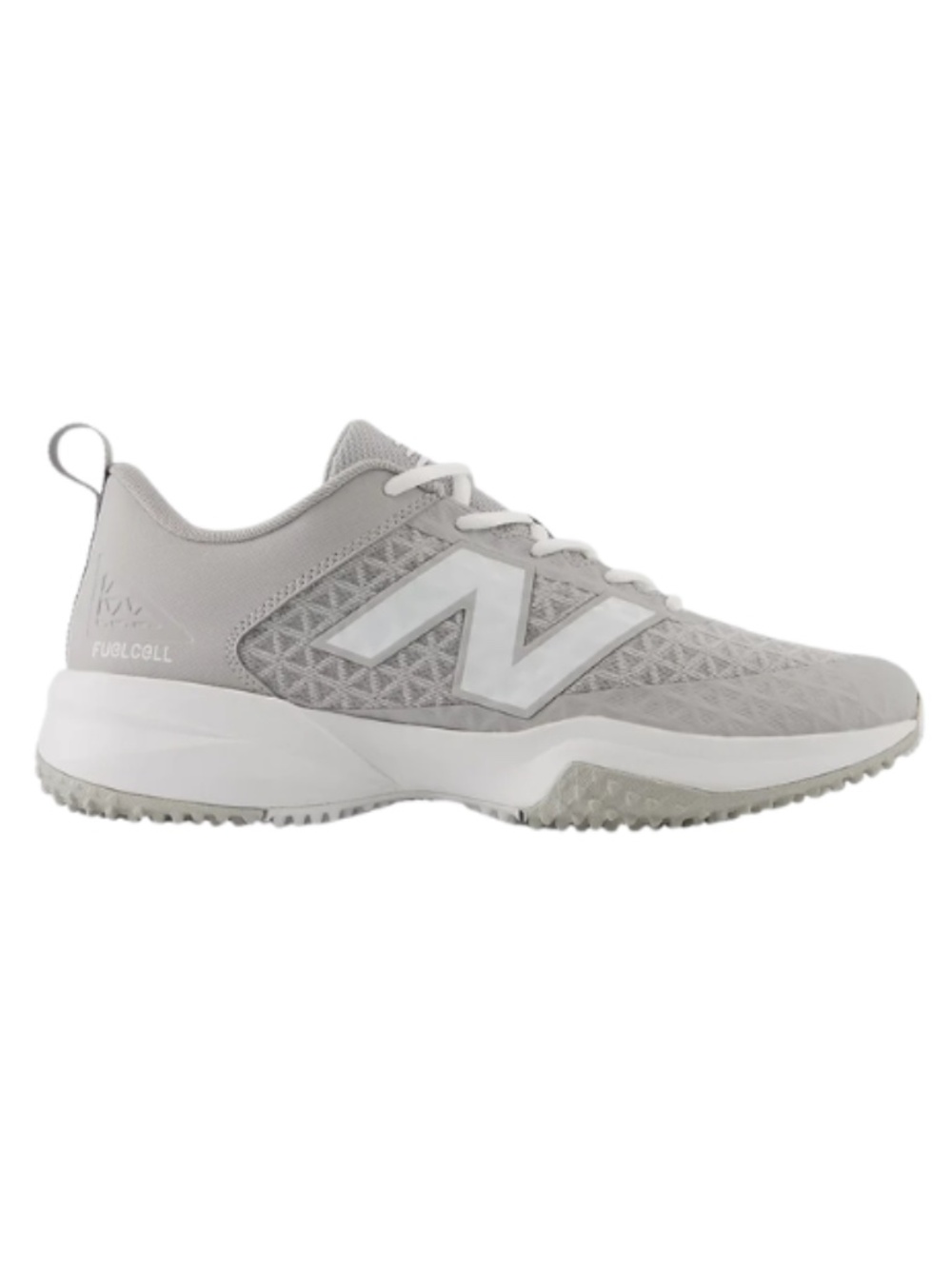 New Balance Men's Fuelcell 4040 v8 Turf Baseball Shoes - Grey/White. T4040TG8